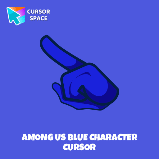 Among Us Blue Character cursor